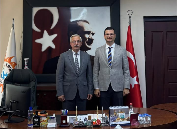 BANSIAD Başkanı Mehmet Ali Ozar, Erdek Belediye Başkanı Burhan Karışık'ı Ziyaret Etti
