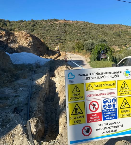 BASKİ, Gündoğdu Mahallesi İçme Suyu Hatlarını Yeniliyor