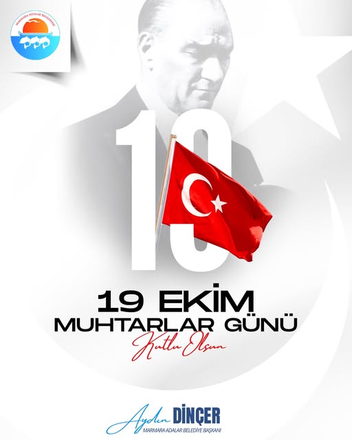 Marmara Adalar'da 19 Ekim Muhtarlar Günü Kutlandı