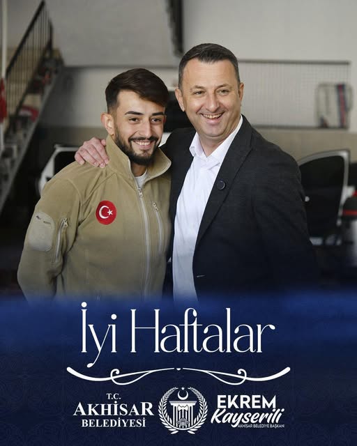 Akhisar Belediyesi'nden Halka İyi Haftalar Temennisi