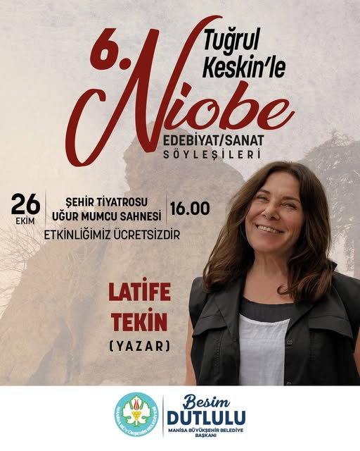 Latife Tekin, Manisalı Edebiyatseverlerle Buluşacak