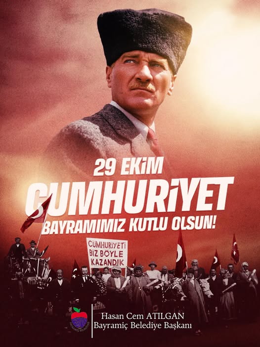 Bayramiç Belediyesi'nden 29 Ekim Cumhuriyet Bayramı Mesajı