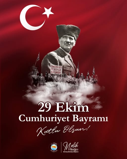 Gömeç'te 102. Yıl Coşkusu: Cumhuriyet Bayramı Kutlamaları