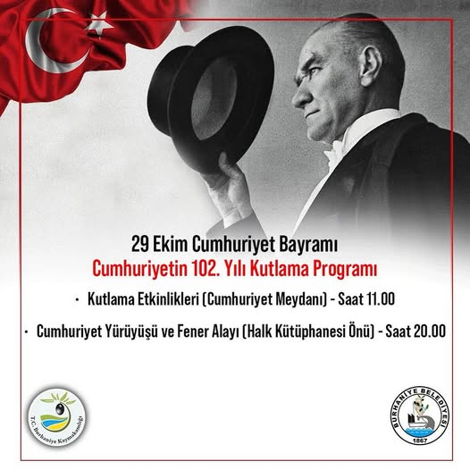 Burhaniye'de Cumhuriyet'in 102. Yılı Coşkuyla Kutlanacak