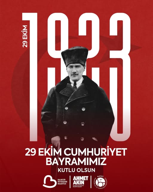 Cumhuriyet Bayramı'nda Atatürk ve Kahramanlar Anıldı